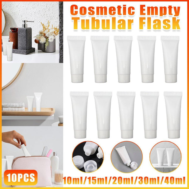 10x Soft Cosmetic Tubes for Face Wash Hand Cream Lotion Packaging Containers