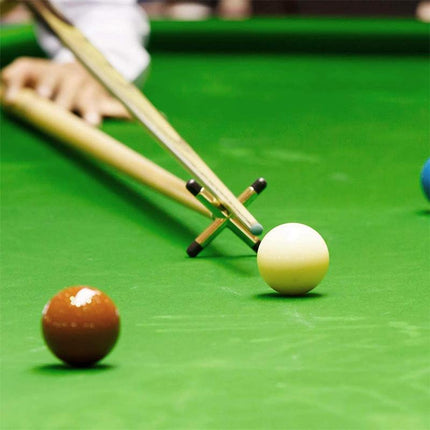 2PCS Pool Snooker Billiard Table Cue rest cross And spider jigger brass Set - Aimall