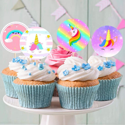 5/10Rolls Unicorn Adhesive Stickers Labels for School and Decorative Use