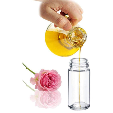 16X Clear Glass Roll On Bottle 30ml Extra Large Roller Ball Perfume Oil Underarm