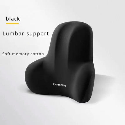 Office Chair Back Support Lumbar Cushion Seat Memory Foam Lumbar Pillow Comfort