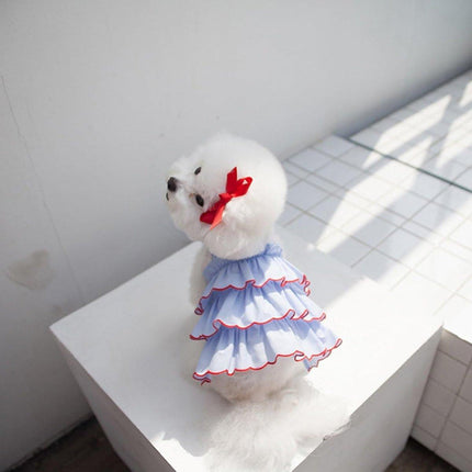 Small Dog Cat Summer Dress Princess Style Pet Clothes Puppy Dogs Cats