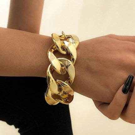 Punk Hip Hop Twist Thick Chain Bracelet Fashion Jewellery Trendy