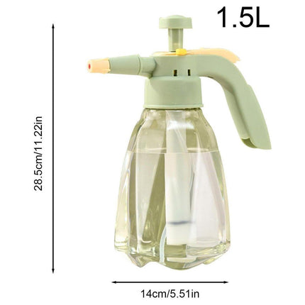 1.5L Handheld Spray Bottle for Plants Home Garden Watering Cleaning Pump Sprayer