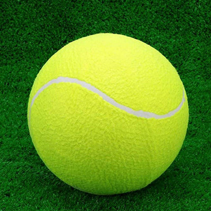 Inflatable Tennis Ball Pet Toy for Dogs Training Interactive Play Fetch Fun