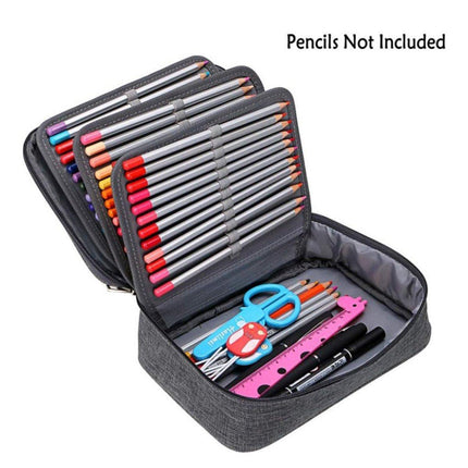 Large Capacity Waterproof Pen Pouch Pencil Case Student Stationery Storage Bag