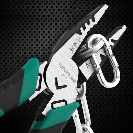 Labor-Saving Multi-Functional Tiger Pliers Flat Needle-Nose Diagonal Wire Pliers