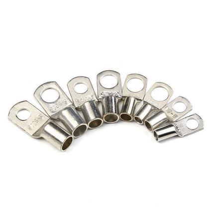 240Pcs 4WD Cable Lug Ring Battery Copper Tube Connector Kits Terminal Crimper - Aimall