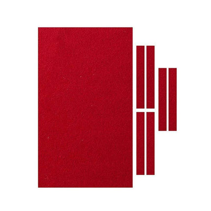 7Pcs Worsted Billiard Snooker Pool Table Cover Cloth W/ Felt Strip Heavy Duty 9FT - Aimall