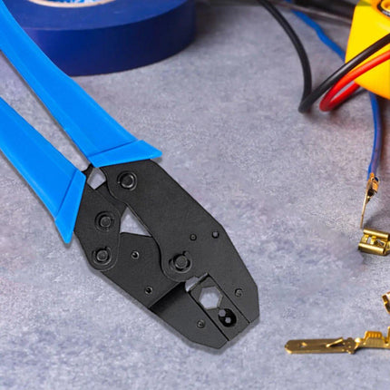 Cable Crimper Non-Insulated Electrical Ferrule Ratchet Wire Plier Crimping Tool - Aimall