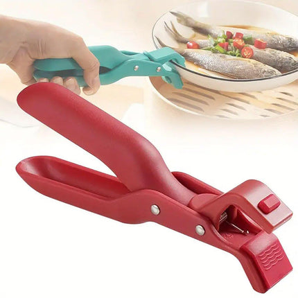 2PCS Anti Slip Silicone Heat Resistant Plate Bowl Clip Holder Kitchen Tool