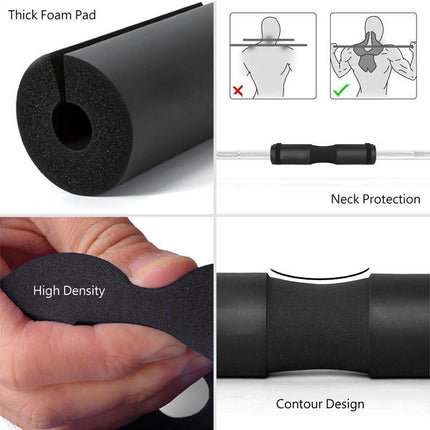 Squat Pad Barbell for Squats Lunges Hip Thrusts Neck Shoulder Protective Support - Aimall