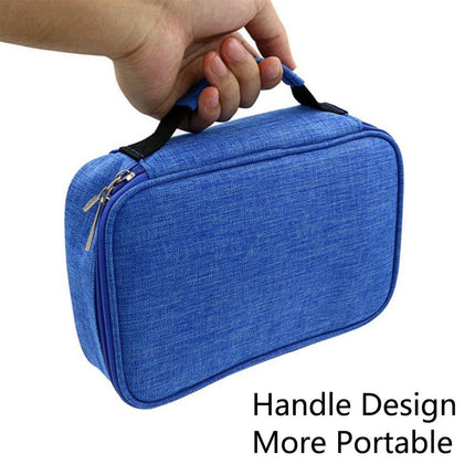 Large Capacity Waterproof Pen Pouch Pencil Case Student Stationery Storage Bag