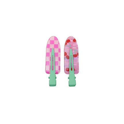 2PCS Juice Series Hair Clip Makeup Hair Accessories Colourful Hair Barrettes
