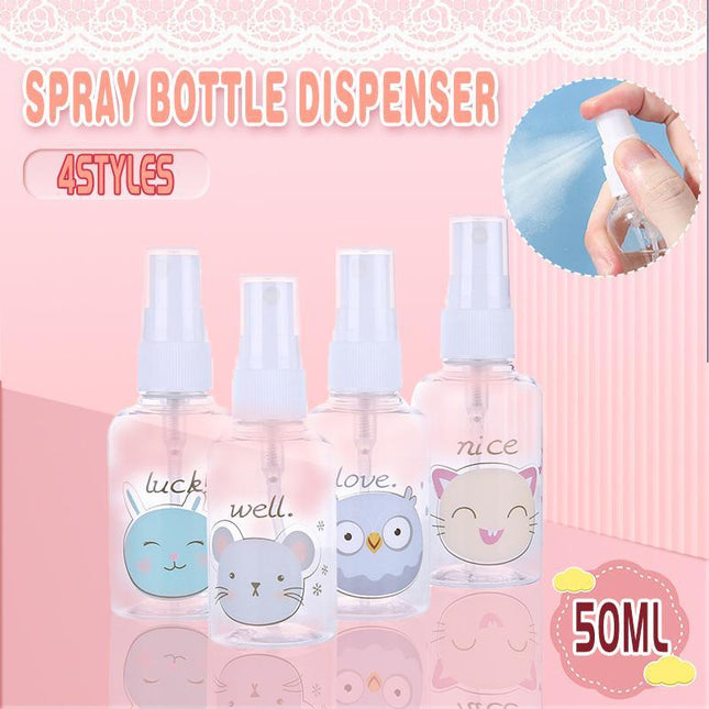 50ML Clear Travel Transparent Plastic Perfume Atomizer Empty Spray Bottle Gifts - Aimall