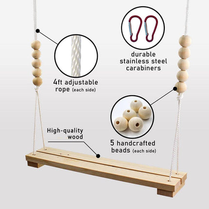 Chicken Hen Rooster Pet Swing Hanging Suspension Bridge Poultry Coop Toy Fun