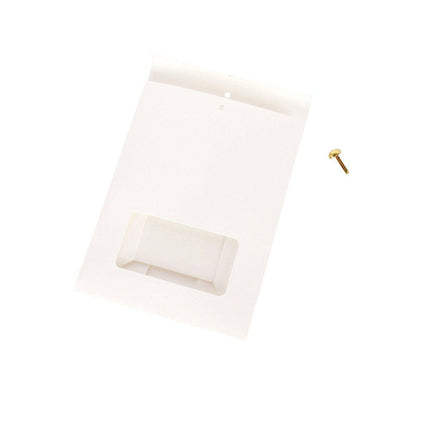 10PCS Snowflake Kraft Paper Candy Bag with Window Biscuit Self Standing Food Bag