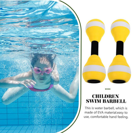 2PCS Arm Buoyancy Rings Dumbbell Style Float Set for Water Activities and Fun