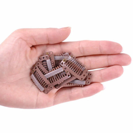 30pcs New Wig Snap Clips for Hair Extension Weft 32mm All Colors Hair Styling