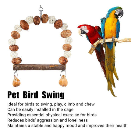 Parrot Chew Toy For Training Climbing Grinding Teeth Relief Durable Bird Toy