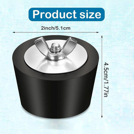 2pcs Winter Swimming Pool Pipe Freeze Protection Plugs for Cold Weather Use