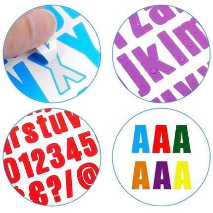10pcs Letter Stickers Colorful DIY Scrapbooking Water Bottle Greeting Cards