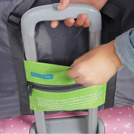 Nylon Waterproof Collapsible Travel Bag Large Suitcase Clothing Organizer