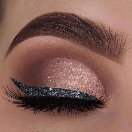 Reusable Eyeliner Stickers Makeup Eye shadow Glitter Eye Cosmetic Eyeliners - Aimall