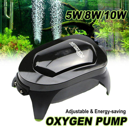 Quiet Fish Tank Oxygen Pump Aquarium Air Stone Aerator Oxygenator Water Filter