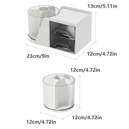 Desktop Storage Rotating Organizer Countertop Shelf Multifunctional Storage Rack