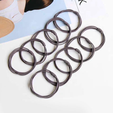10pcs High Quality Women Girls Elastic Hair Bands Tie Band Ropes Rings Ponytail - Aimall