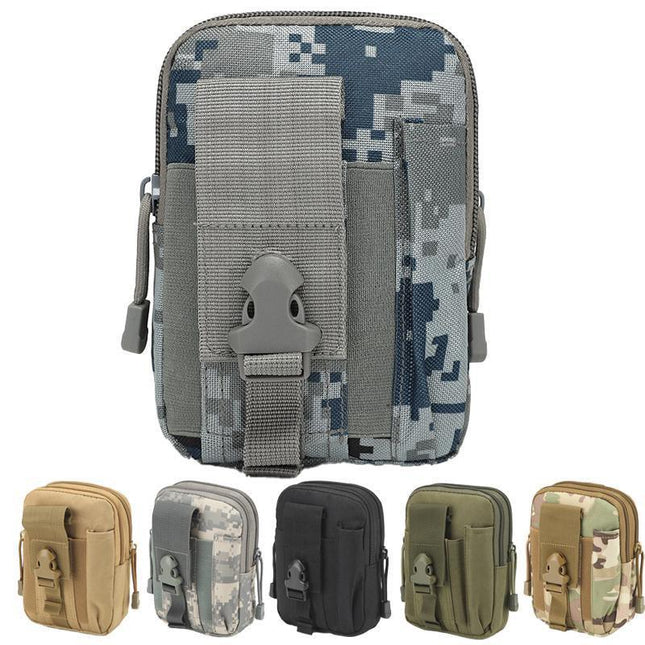 Tactical Waist Bag Utility Military Wallet Pack Belt Molle Multi Purpose Pouch - Aimall