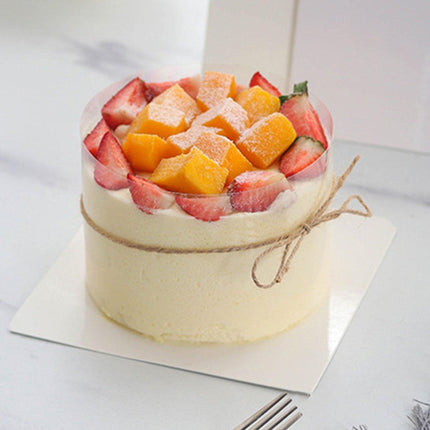 20pcs Square Paper Cake Base Mats for Birthday Wedding Party Dessert Display