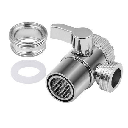 Switch Faucet Adapter Kitchen Sink Splitter Diverter Valve Water Tap Connector