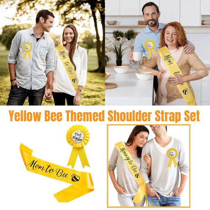 Adjustable Yellow Straps for Parents Durable Shoulder Belt for Mom and Dad