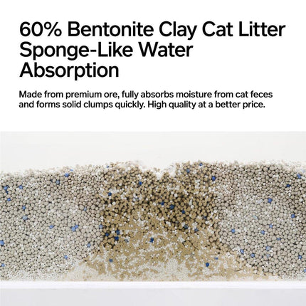 Pidan Corn starch Bentonite Mixed Cat Sand 4 Pack