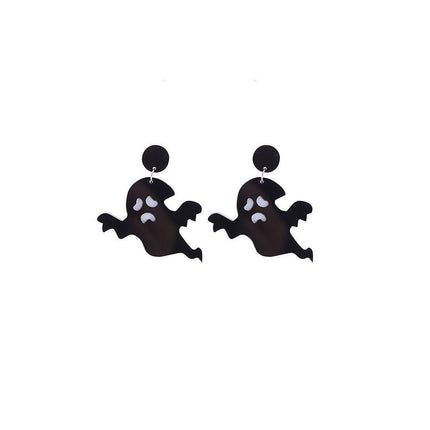 Halloween Ghost Earrings Punk Style Jewelry for Women Gothic Fashion Accessories