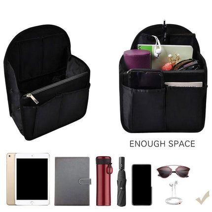 Backpack Liner Organizer Anti-theft Insert Bag For Handbag Travel Cosmetic Bags