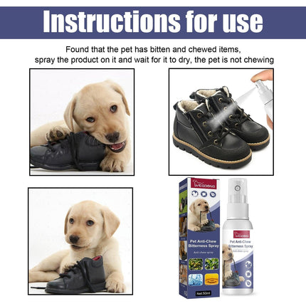 Pet Anti Chew Spray Dogs Stop Biting Furniture Sofa Legs Protection Bitter Spray