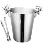 5L Stainless Steel Ice Bucket Champagne Wine Bucket Hotel Bar Ice Container