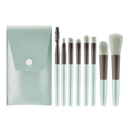 8PCS Eyeshadow Makeup Brush Set Travel Cosmetic Brushes Kit Brushes Kit with Bag - Aimall