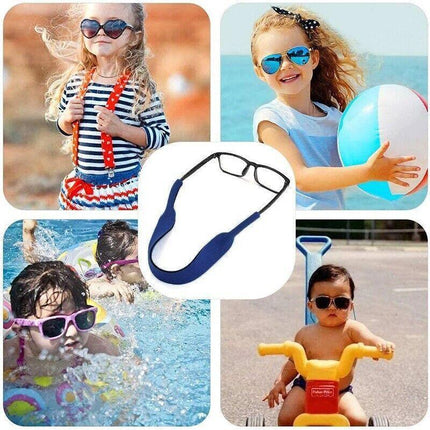 Sunglasses Strap Sports Band Glasses Neck Cord Neoprene Eyewear Black NEW - Aimall