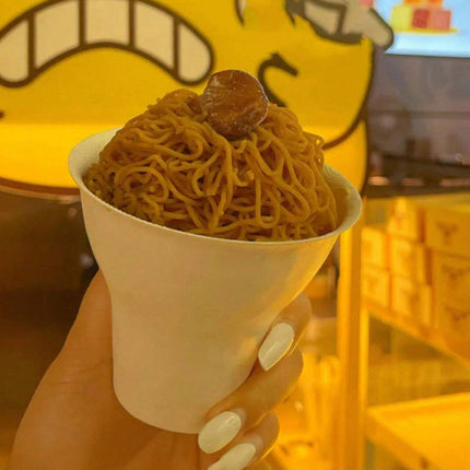 50pcs Disposable Ice Cream Cups Degradable Sugarcane Pulp Eco-Friendly Party