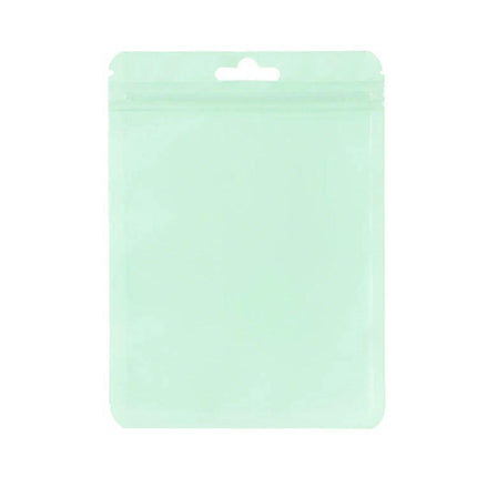 100pcs Macaron Colour Zip Lock Bags Transparent Seal Pouches