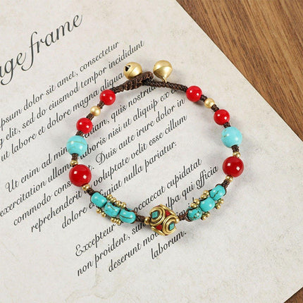 Vintage Ethnic Style Bracelet for Women Simple Weaving String Fashion Jewellery