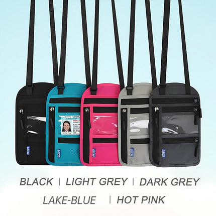 Multi-Functional Travel Passport Document Bag Protective Case Cover Holder