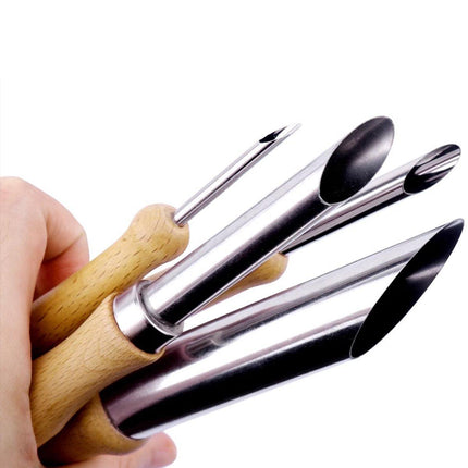 4Pcs Lightweight Clay Tools Set for DIY Polymer Clay and Pottery Crafting
