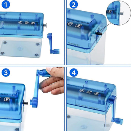 A6 File Hand Paper Shredder Straight Cutting Machine Manual Document Handmade