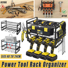 Heavy Duty Power Tool Rack Organizer Wall Mount Drill Holder 3 Layer Storage