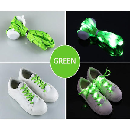 Shoe Laces Light Up Part Shoelaces Glow Multi 5 Colour LED Flash Street Dance - Aimall